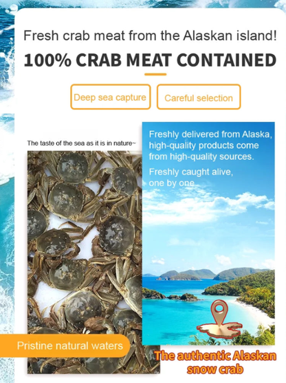 Alaskan Snow Crab Ready-to-EatCrispy Crab-Amy