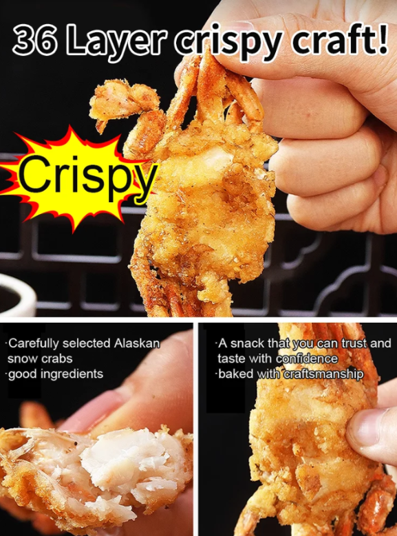 Alaskan Snow Crab Ready-to-EatCrispy Crab-Amy